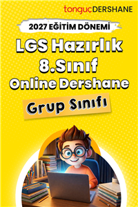 2027 tonguçDERSHANE 8. Sınıf GRUP